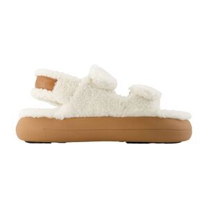 Sandals - Moon Boot - Leather - White/Brown